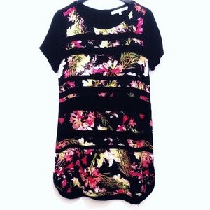LOVERS + FRIENDS Floral Black Dress | Medium